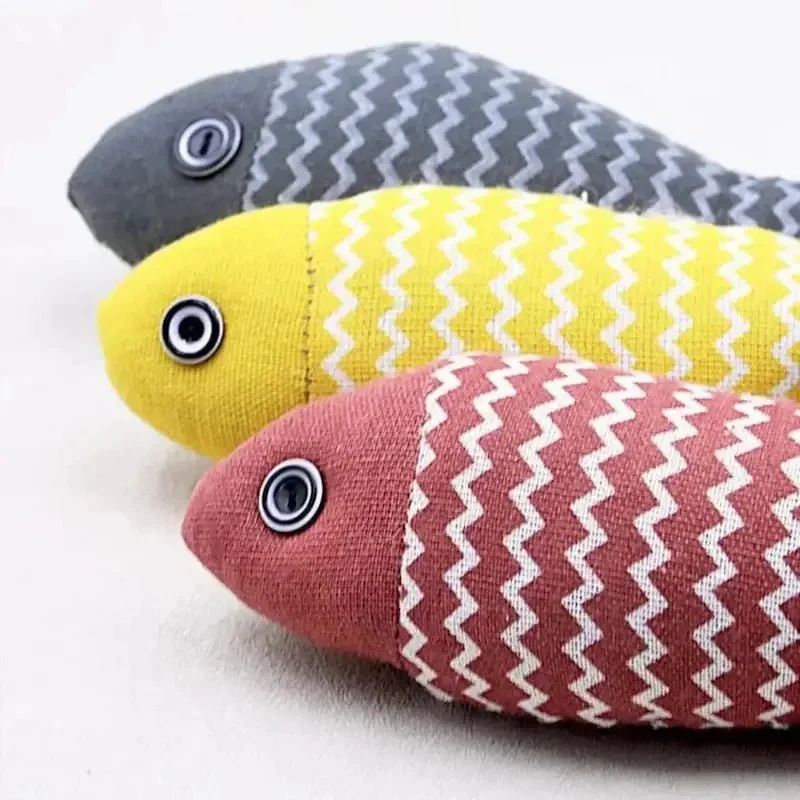 Peluche poisson herbe à chat - Effet irrésistible | CatNipFish