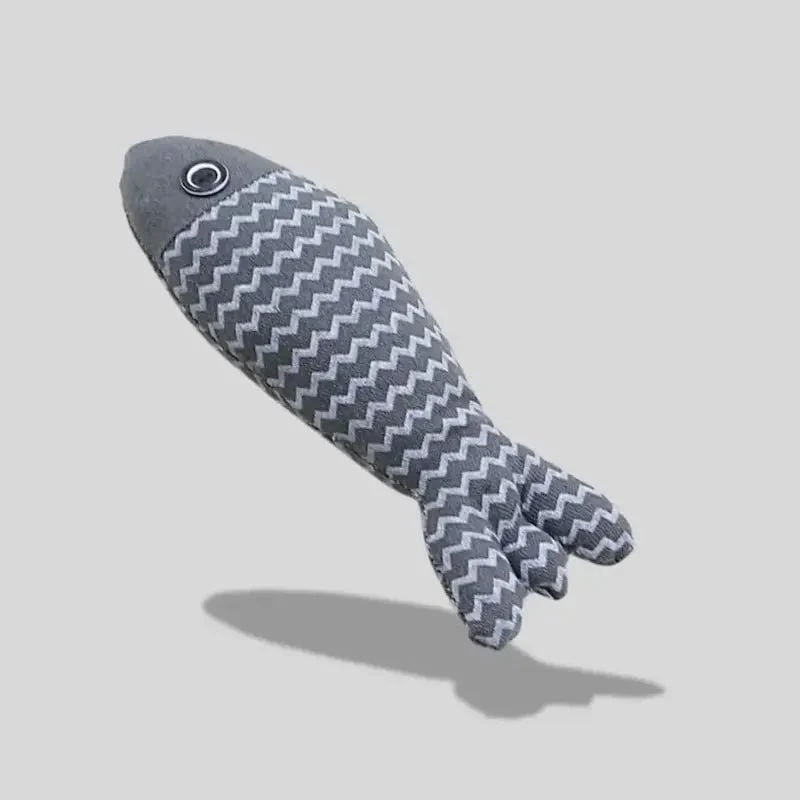 Peluche poisson herbe à chat - Effet irrésistible | CatNipFish
