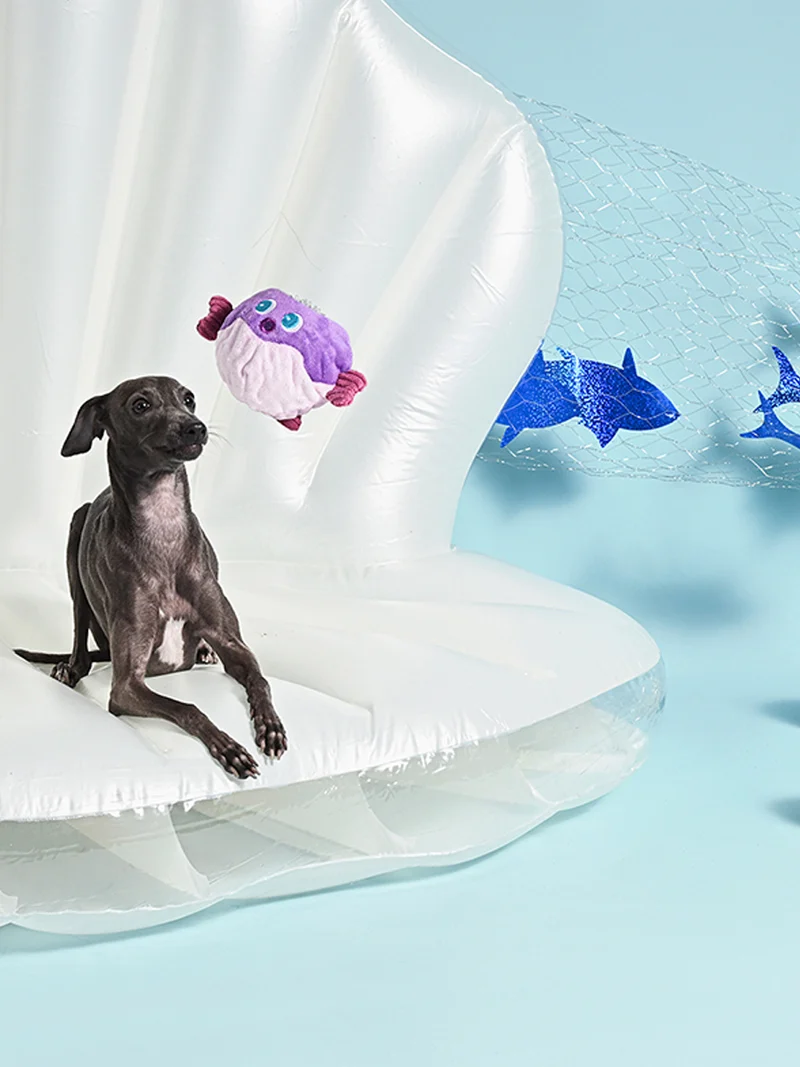 Balle peluche pour chien - Ocean Pals Poisson-ballon - HugSmart