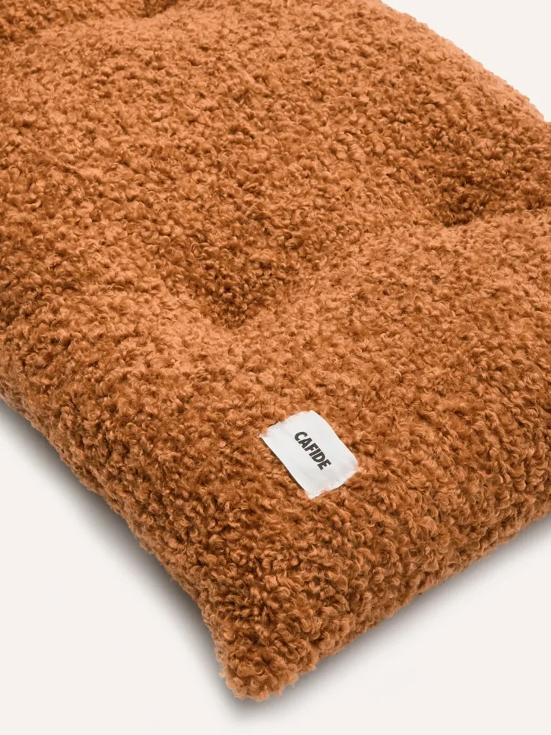 Coussin pour chien Bela - Bouclette moutarde - Cafide