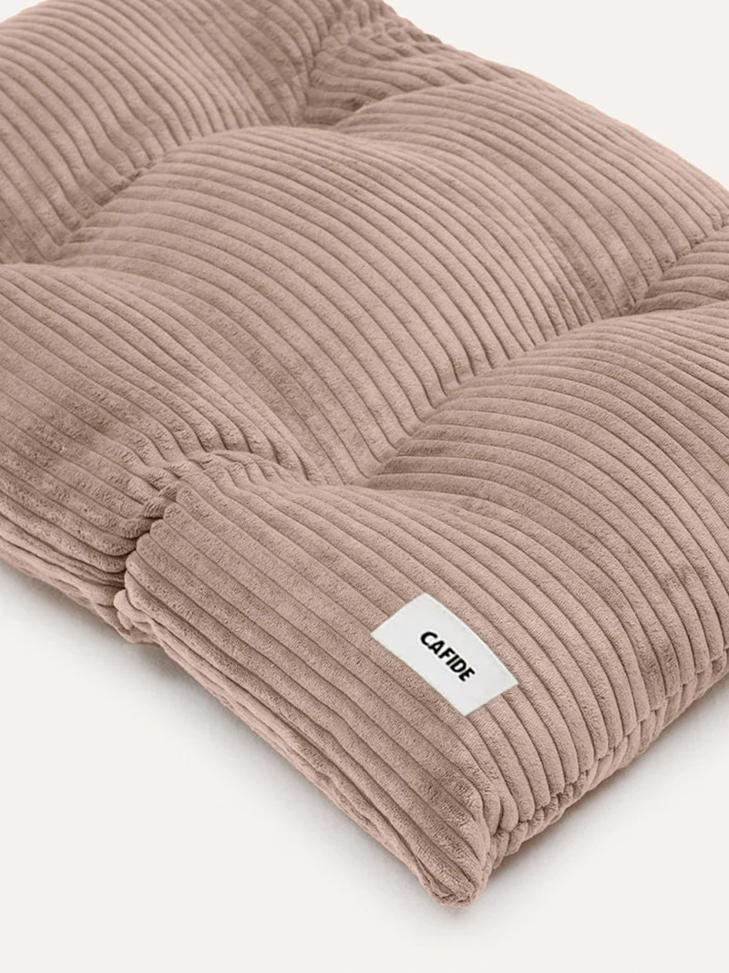Coussin pour chien Bela - Velours côtelé mocca - Cafide