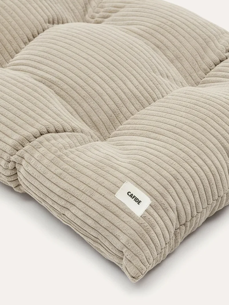 Coussin pour chien Bela - Velours côtelé beige - Cafide