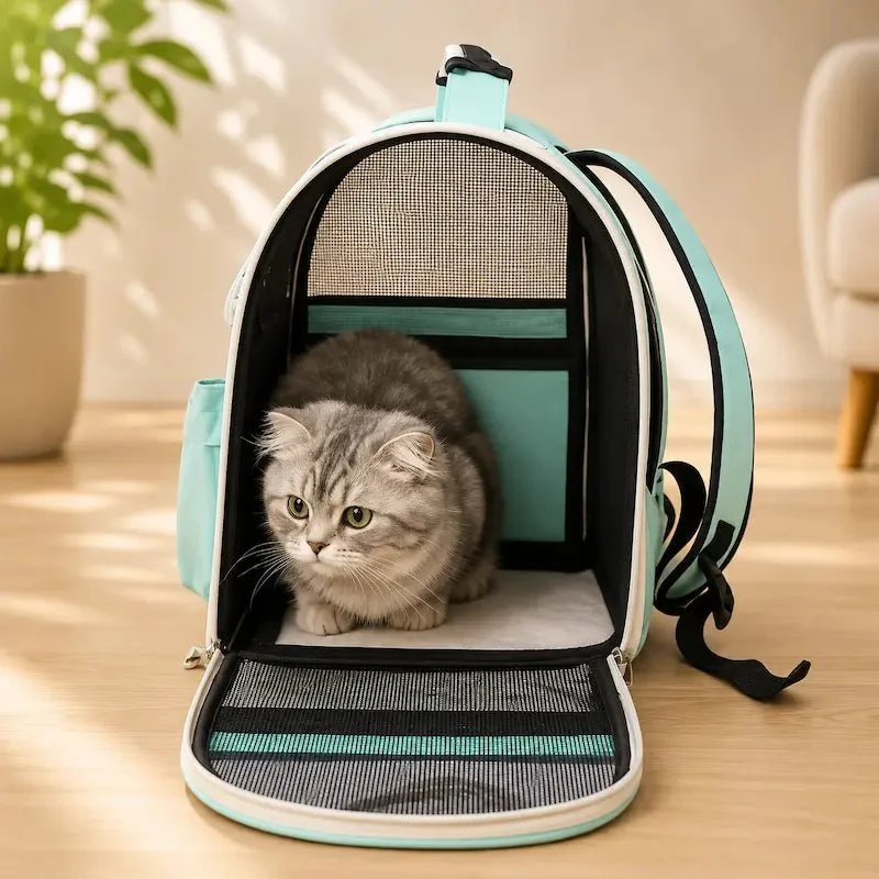 Sac à dos cartable chat - respirant & sûr | Hello Cat