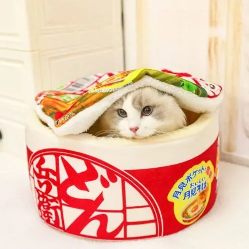niche pour chat nouilles japonaises