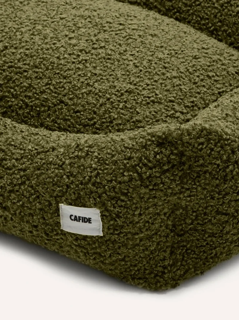 Panier pour chien Snozy - Bouclette Vert - Cafide