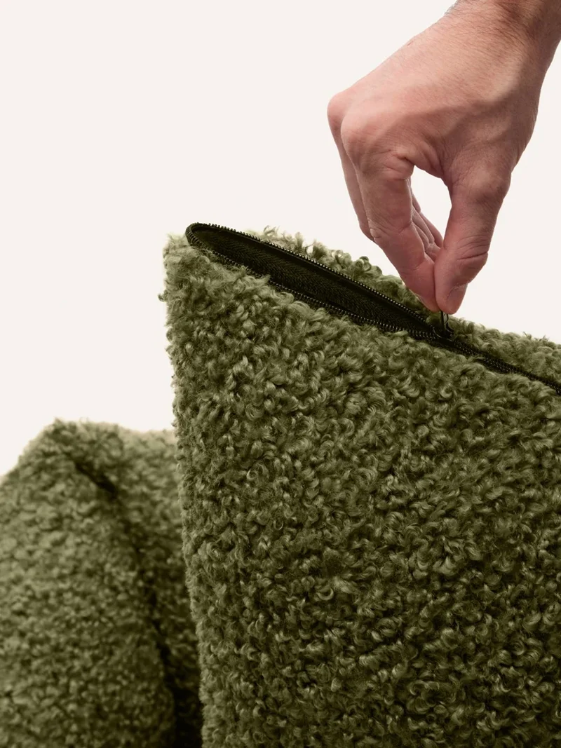Panier pour chien Snozy - Bouclette Vert - Cafide