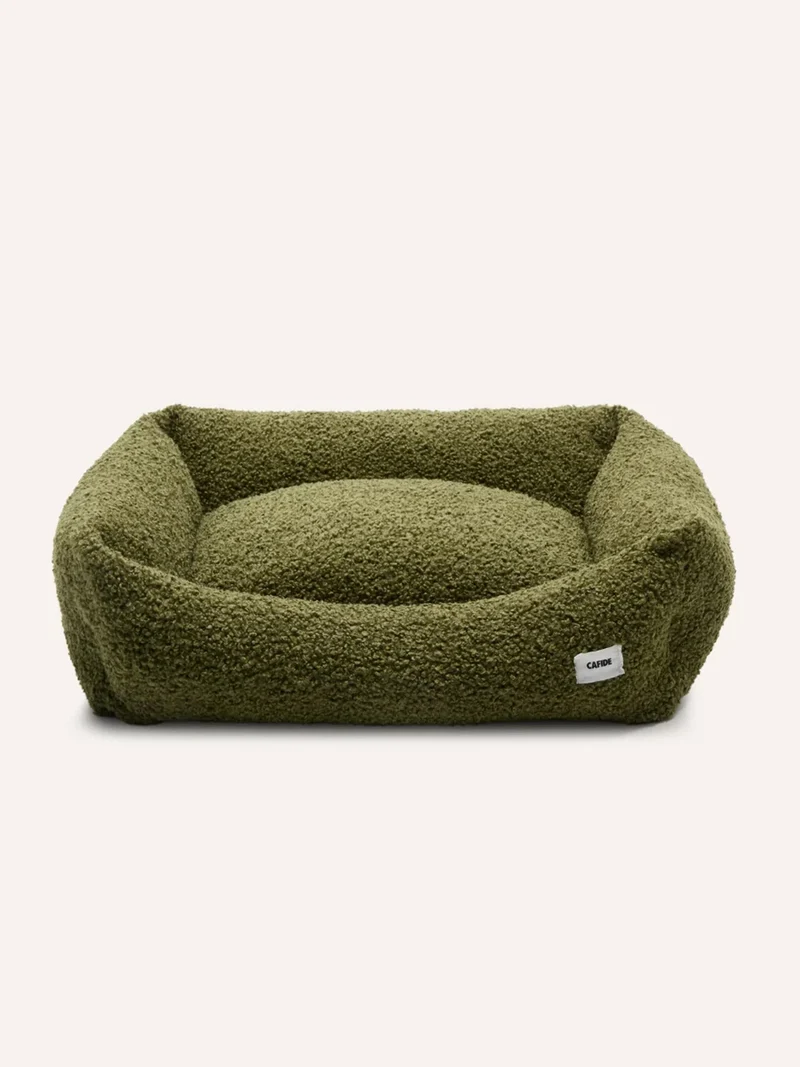 Panier pour chien Snozy - Bouclette Vert - Cafide