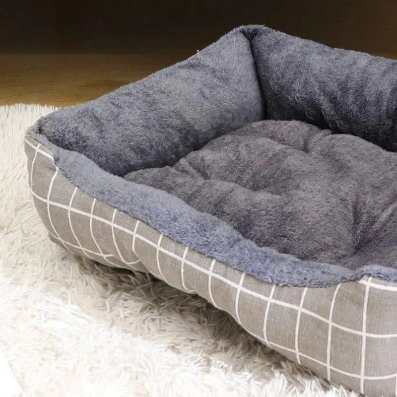 Panier pour chat - Motif à carreaux