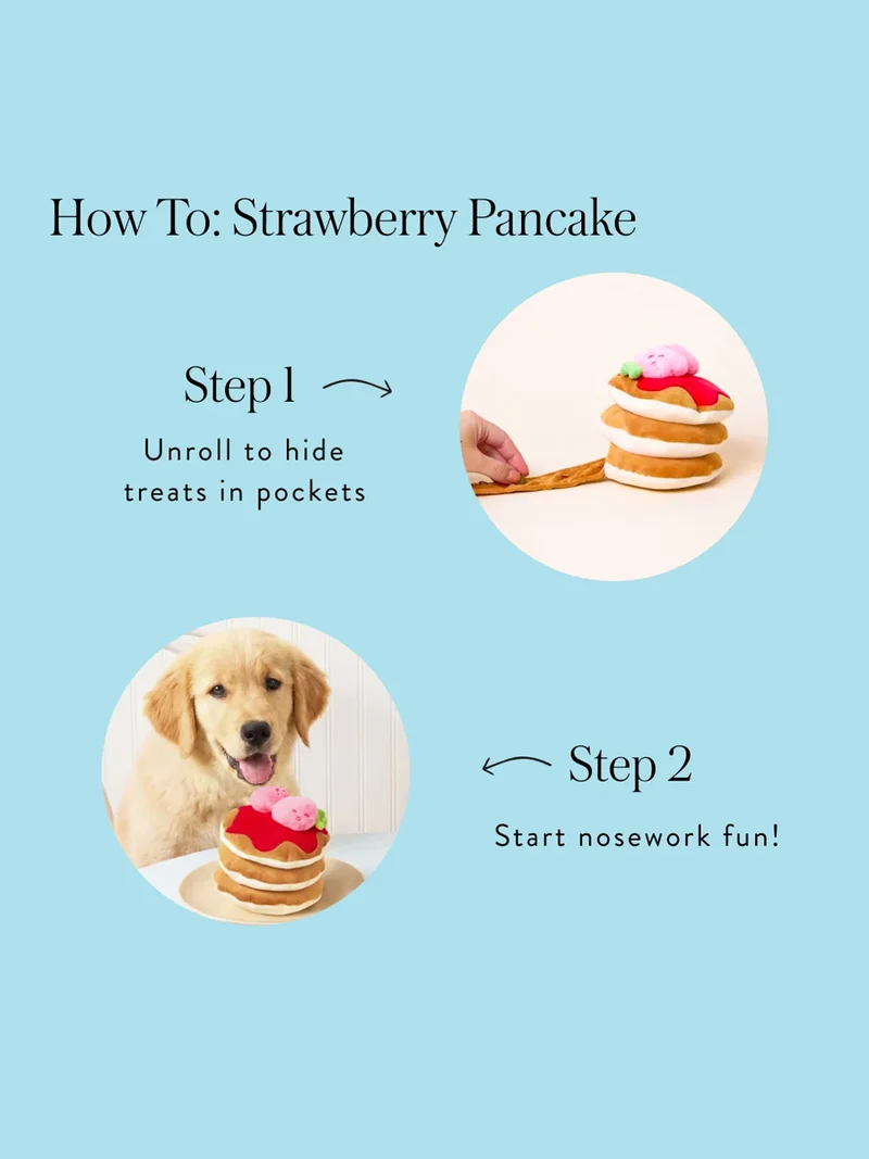 Jouet d'occupation pour chien - Pancakes 🥞 - The Foggy Dog