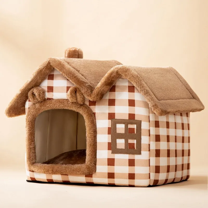 Maison en peluche pour chat - Abri chaleureux | CozyHome