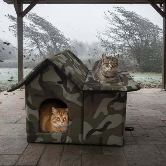 NICHE EXTERIEUR CHAT SPACIEUSE