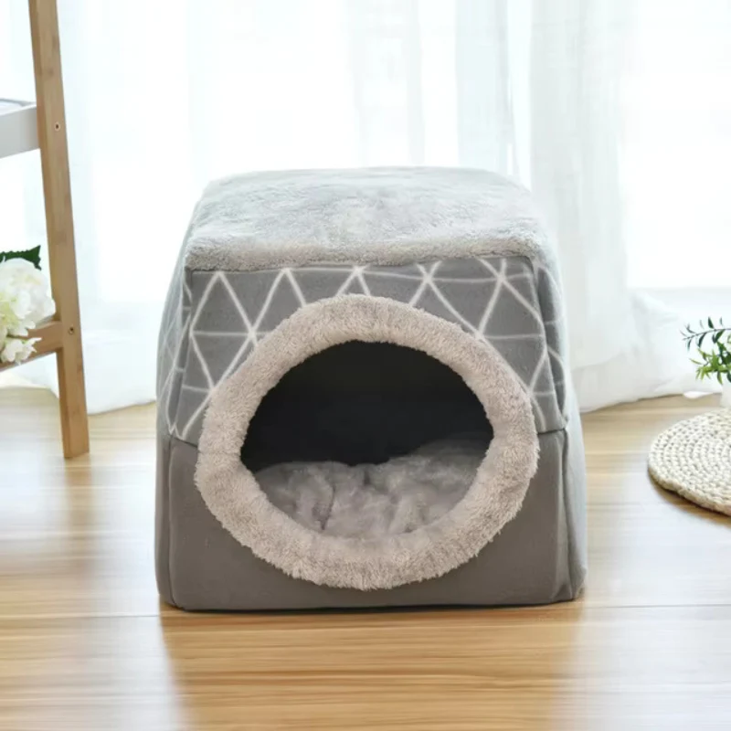 Niche pour chat - en forme de grotte