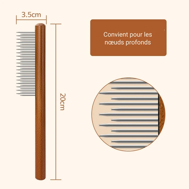 Peigne chat - Kit de 3 Pièces