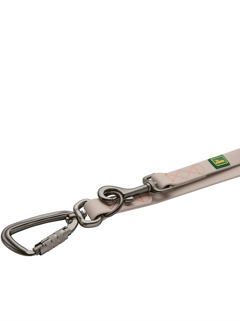Laisse pour chien 3 positions en Biothane - Havana grège - Hunter