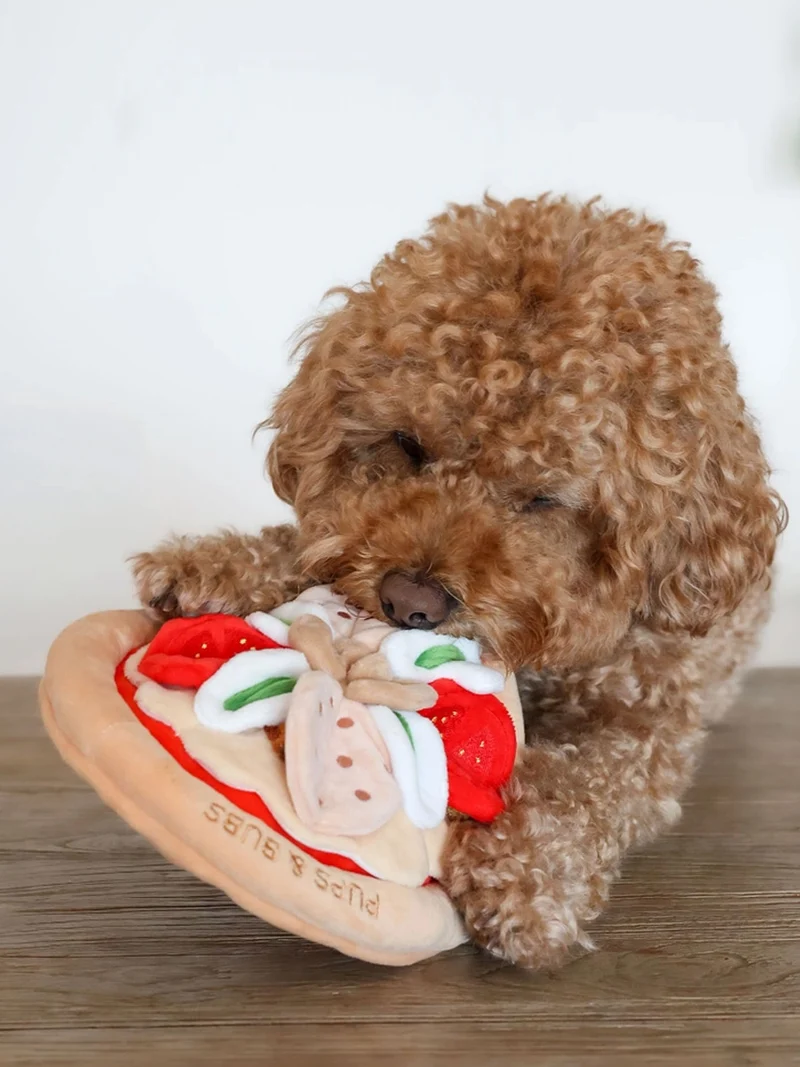 Jouet d'occupation pour chien - Pizza 🍕 - Pups & Bubs