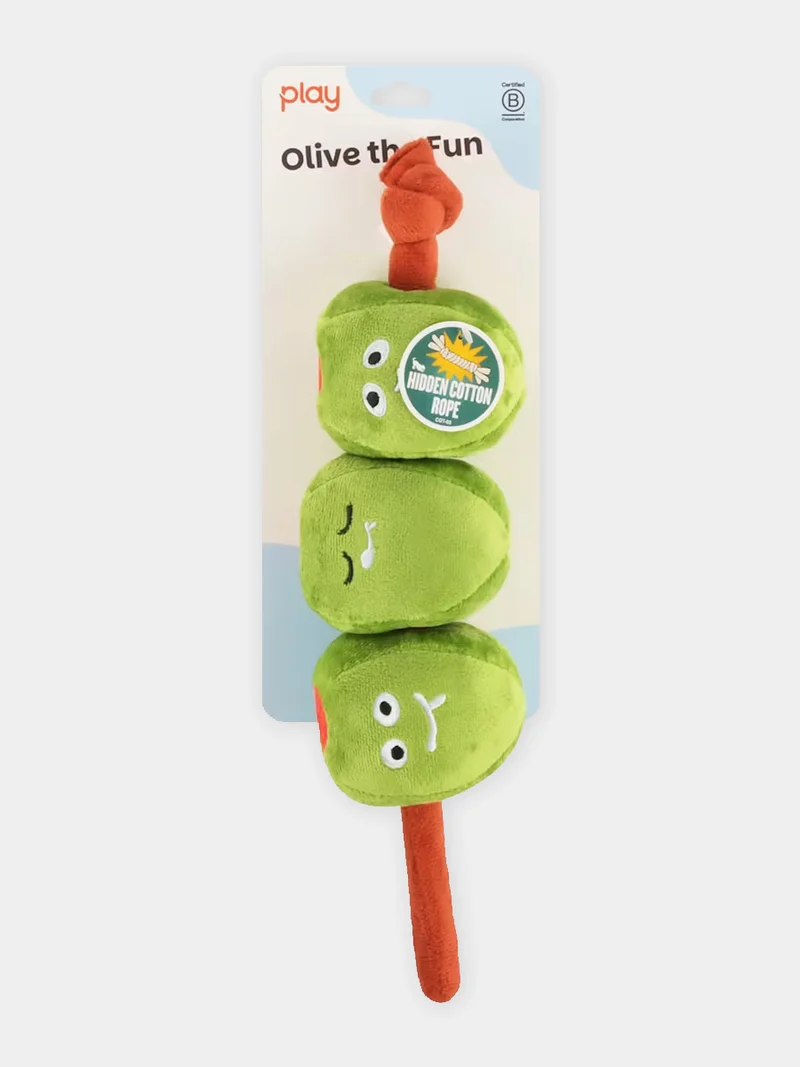 Peluche pour chien - Wine Bar Olives 🫒 - Pet PLAY