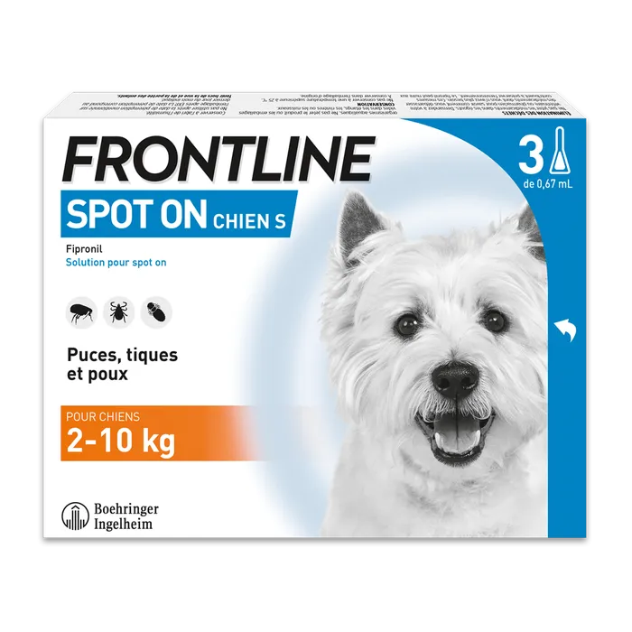 Frontline Spot-on antiparasitaire chien