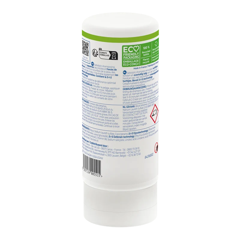 Shampooing dermatologique SEBOLYTIC