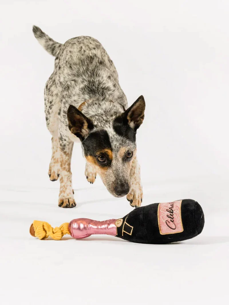 Peluche pour chien - LuxeHotel - DogWine 🍾 - Pet PLAY