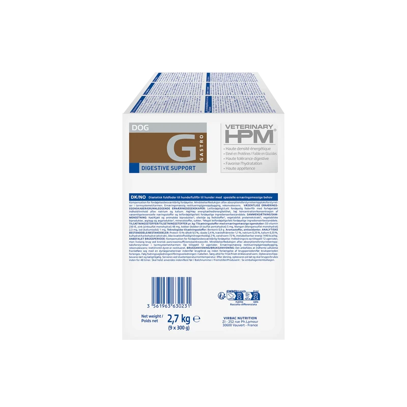Virbac Veterinary HPM Digestive Support - pâtée chien