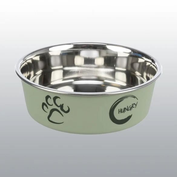Gamelle inox avec motif de Pattes