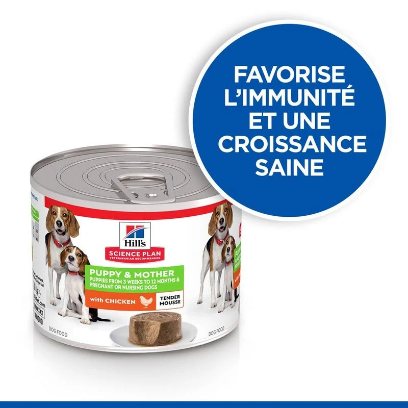 Hill's Puppy & Mother Mousse 12x200g