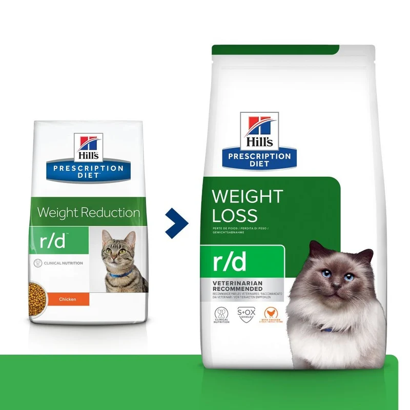 Hill's Prescription Diet r/d Weight Loss au poulet - croquettes chat