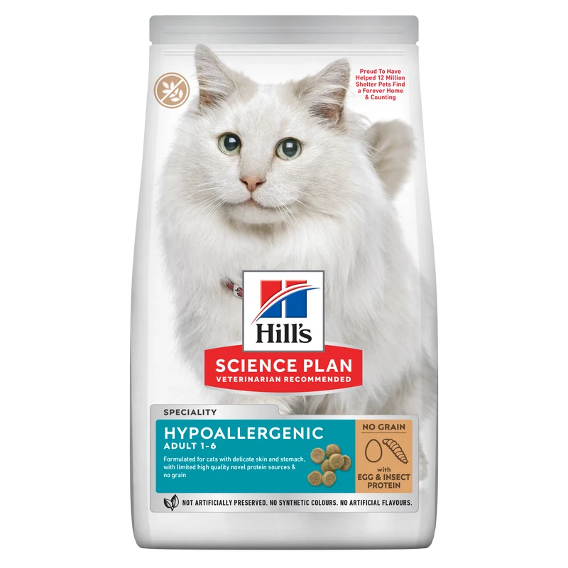 Hill's Science Plan Hypoallergenic Chat Egg Prot 7kg