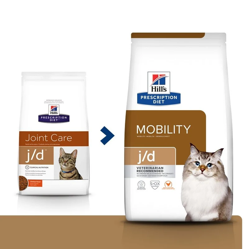 Hill's Prescription Diet j/d Mobility au poulet - croquettes chat