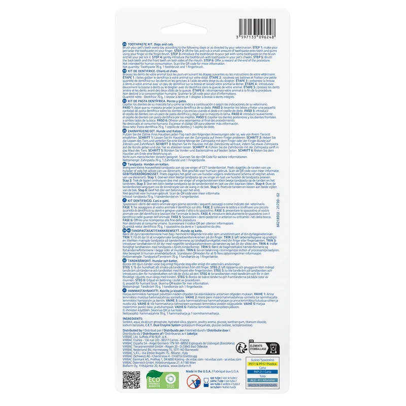 Kit dentaire chien, chat