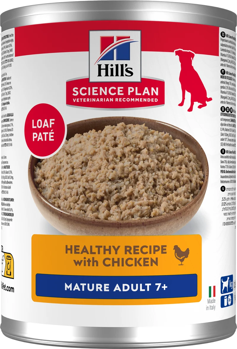 Hill's Science Plan All Breed Mature Adult 7+ au poulet - patée chien