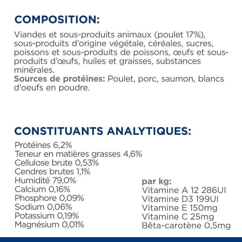 Hill's Prescription Diet k/d Kidney Care en bouchées au poulet - pâtée chat