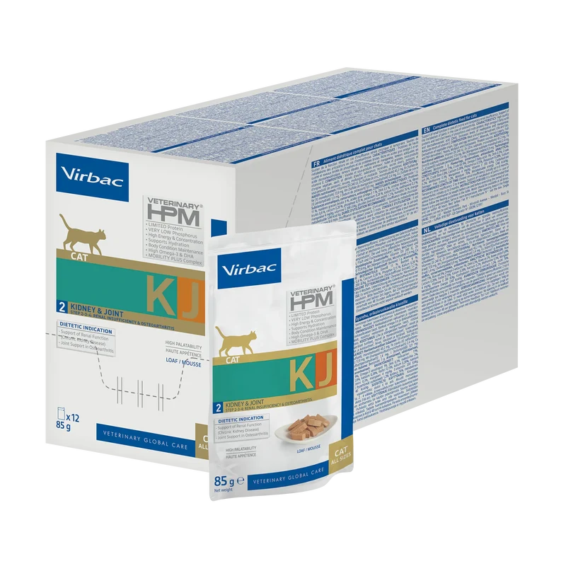Virbac Veterinary HPM Diététique Early Kidney Joint sachet repas - pâtée chat
