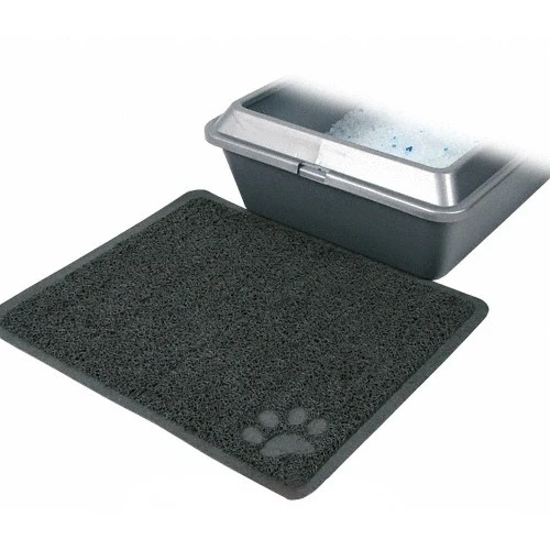 Tapis de protection litière chat