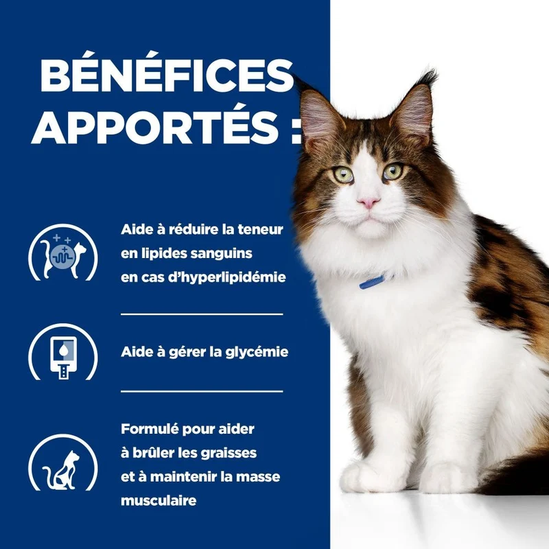 Hill's Prescription Diet w/d Multi Benefit au poulet - croquettes chat