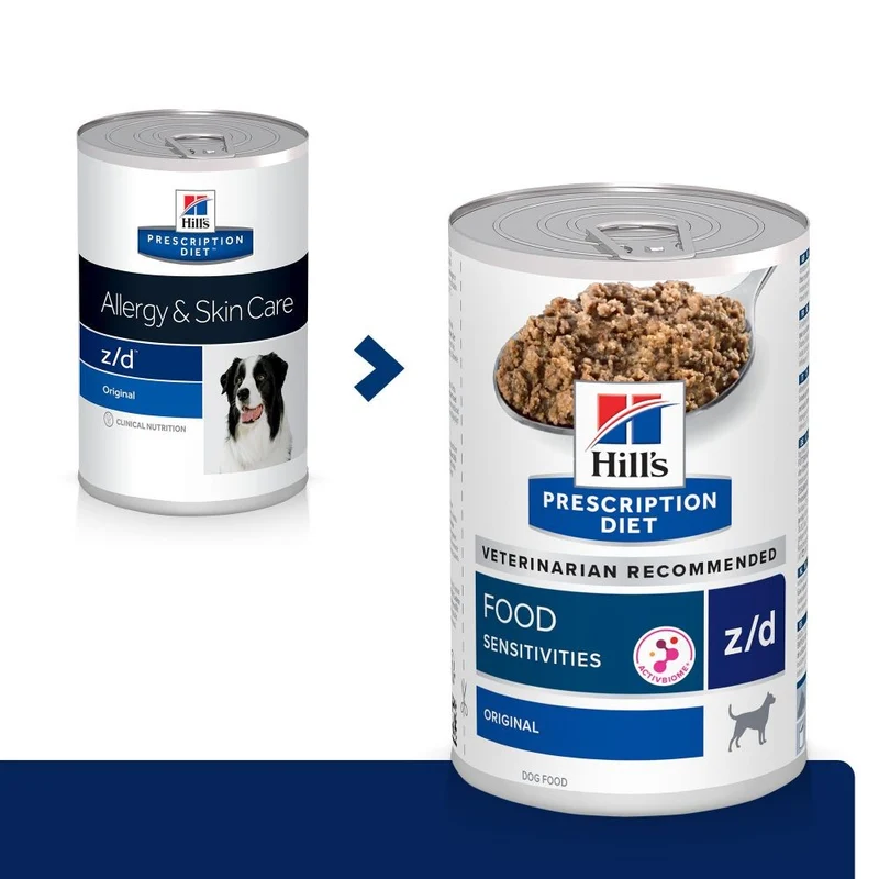 Hill's Prescription Diet z/d Food Sensitivities en boîtes - pâtée chien