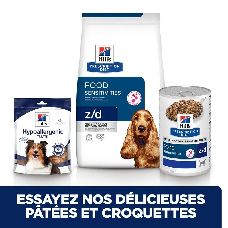 Hill's Prescription Diet z/d Food Sensitivities en boîtes - pâtée chien