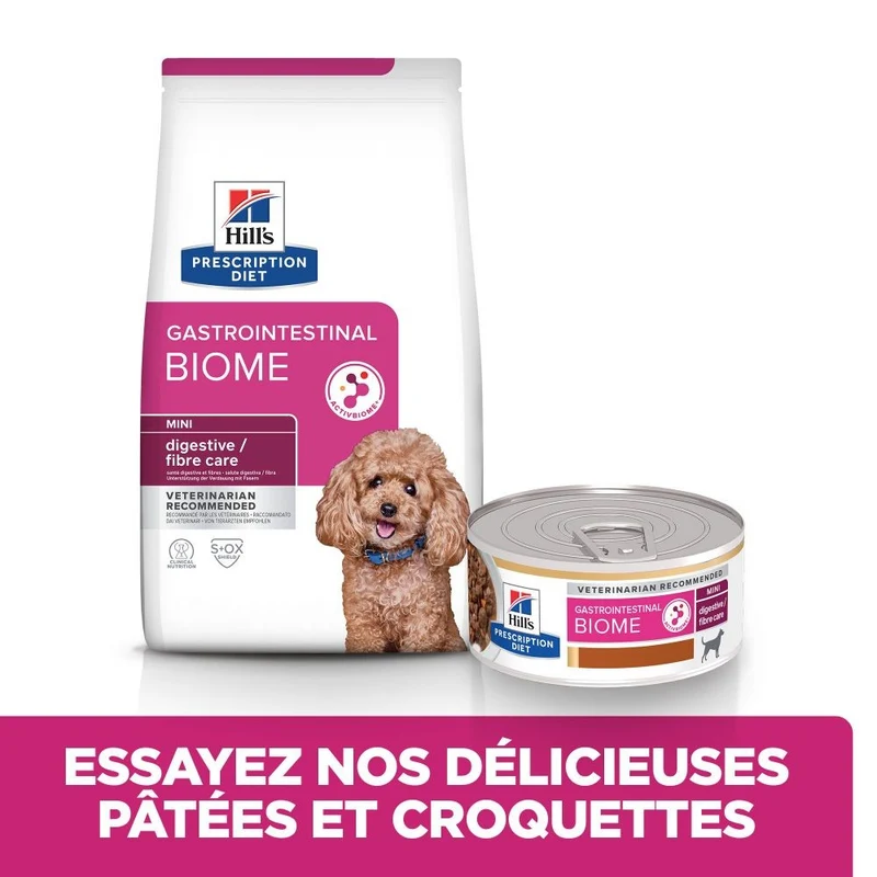 Hill's Prescription Diet Gastrointestinal Biome Mini au poulet - croquettes chien