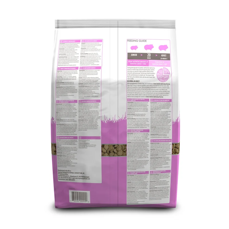 Science Selective Junior Food - aliment cochon d'Inde