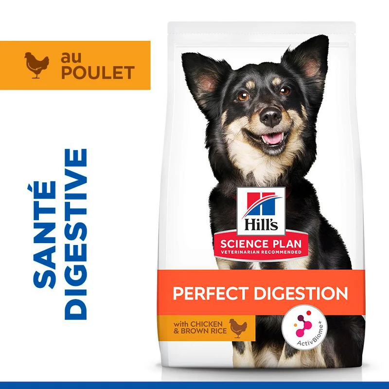 Hill's Science Plan Perfect Digestion Small & Mini Adult au poulet - croquettes chien