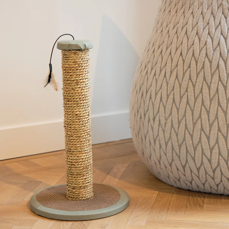 Poteau à griffer Rofra - Beige & gris