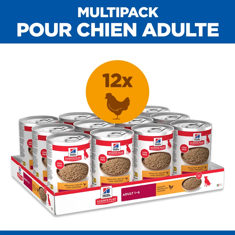 Hill's Science Plan All Breed Adult au poulet ou boeuf - pâtée chien