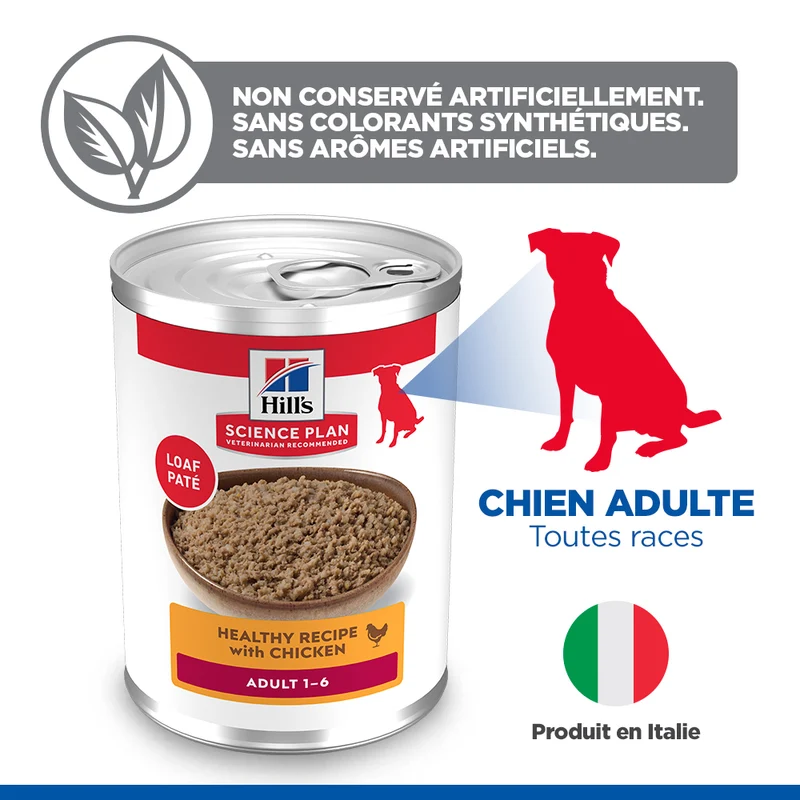 Hill's Science Plan All Breed Adult au poulet ou boeuf - pâtée chien