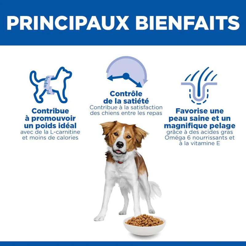 Hill's Science Plan Light Medium Adult au poulet - croquettes chien