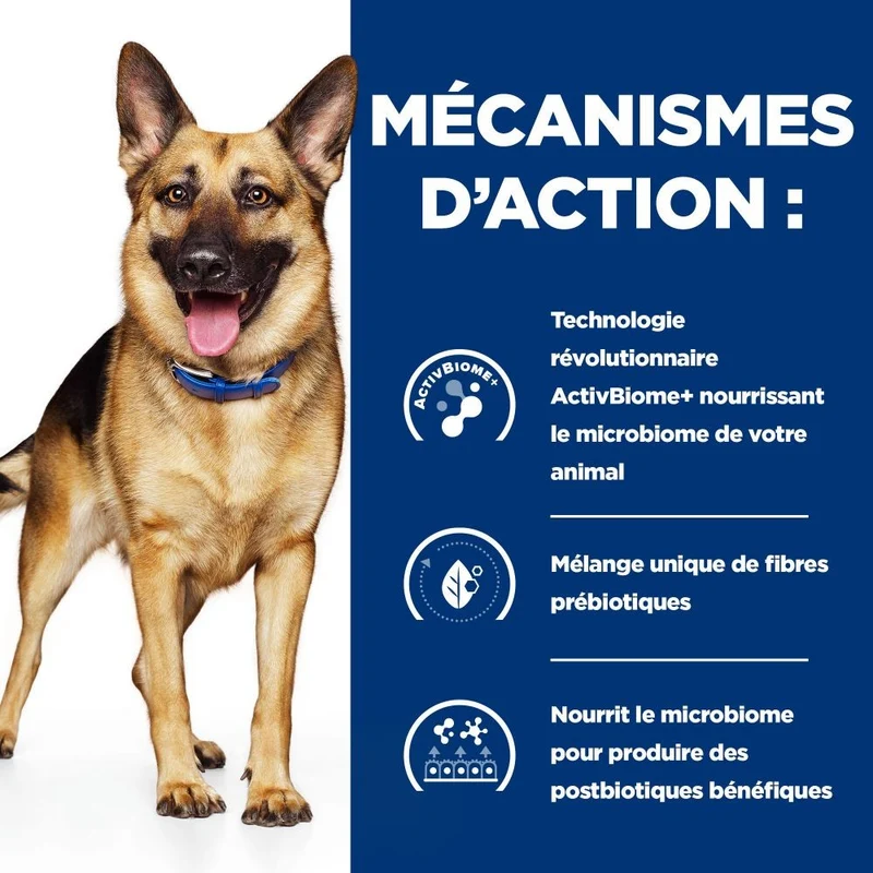 Hill's Prescription Diet Gastrointestinal Biome en mijotés au poulet - pâtée chien