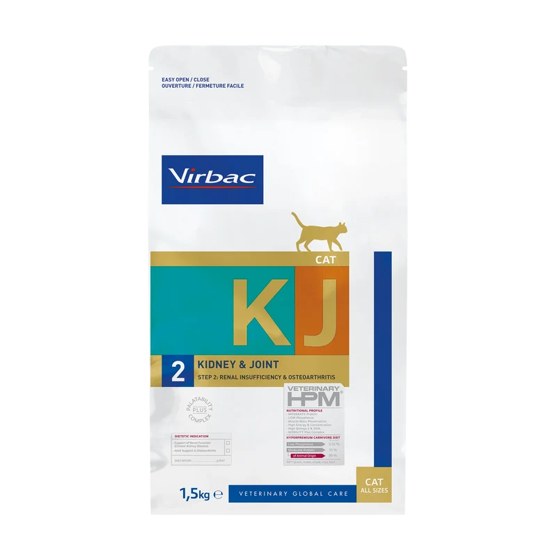 Virbac Veterinary HPM Diététique Kidney Joint - croquettes chat