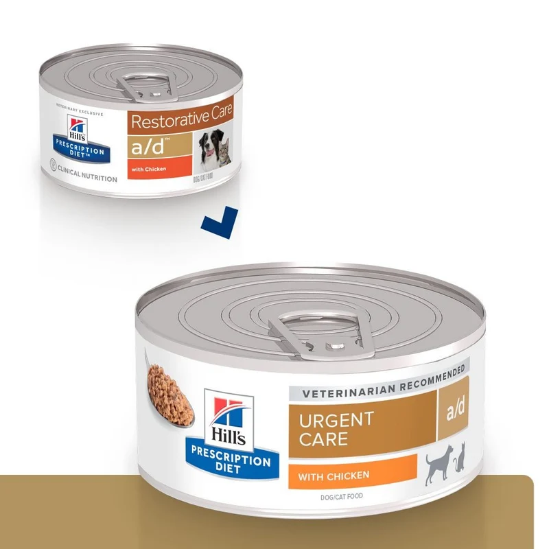Hill's Prescription Diet a/d Restorative Care au poulet - pâtée chien et chat