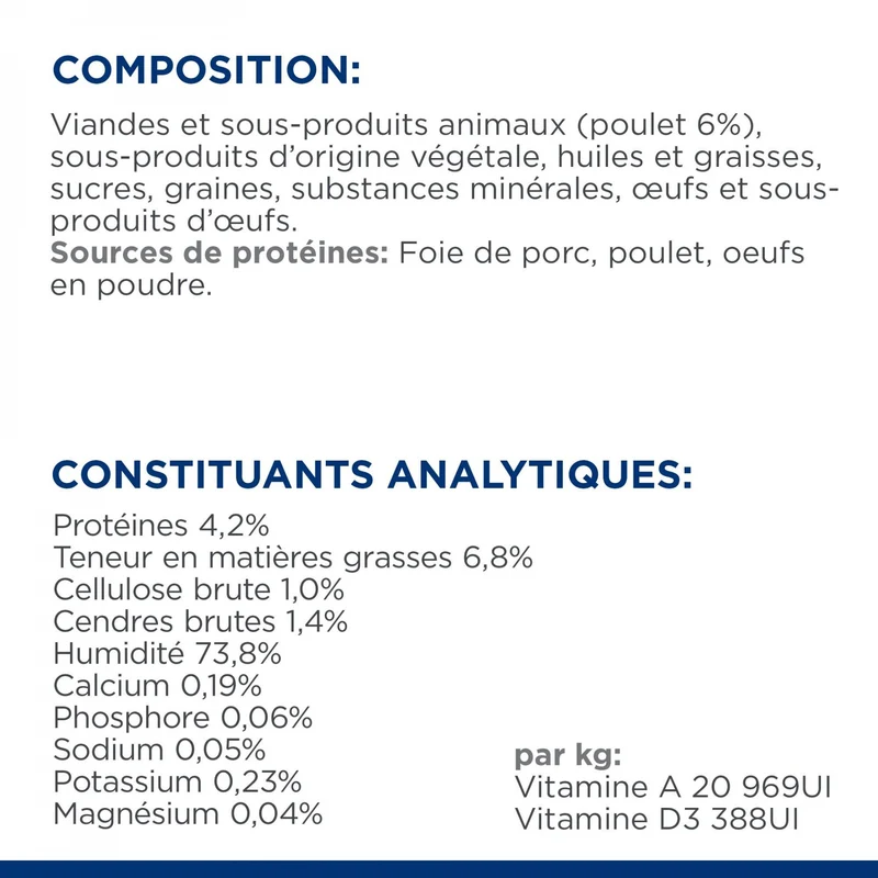 HILL'S Prescription Diet k/d Kidney Care en terrine au poulet - Pâtée pour chien