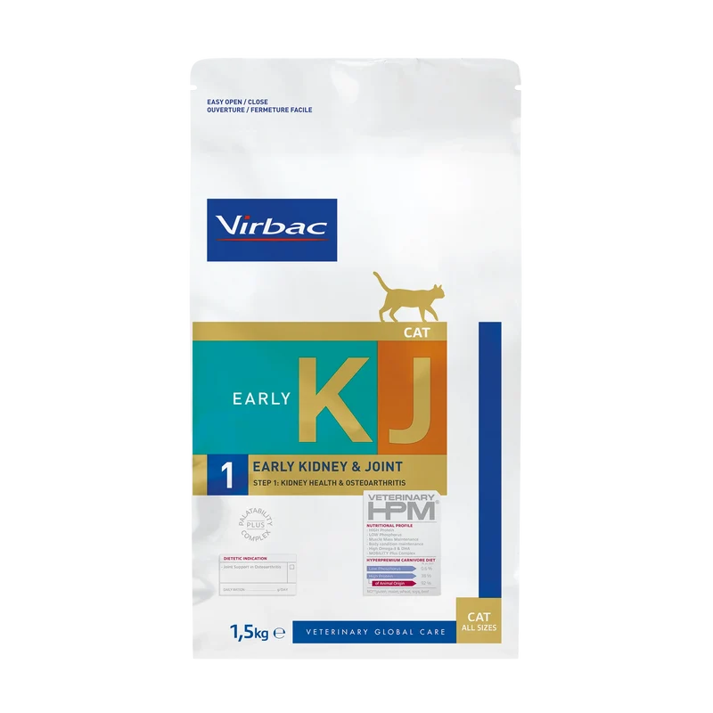 Virbac Veterinary HPM Diététique Early Kidney Joint - croquettes chat
