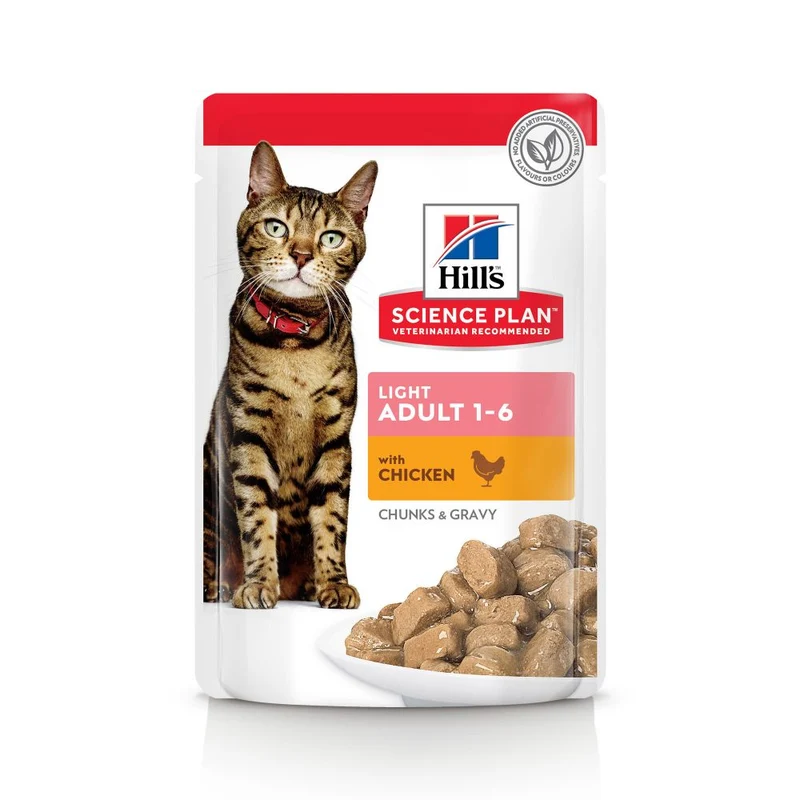 Hill's Science Plan Light Adult en sachets - pâtée chat